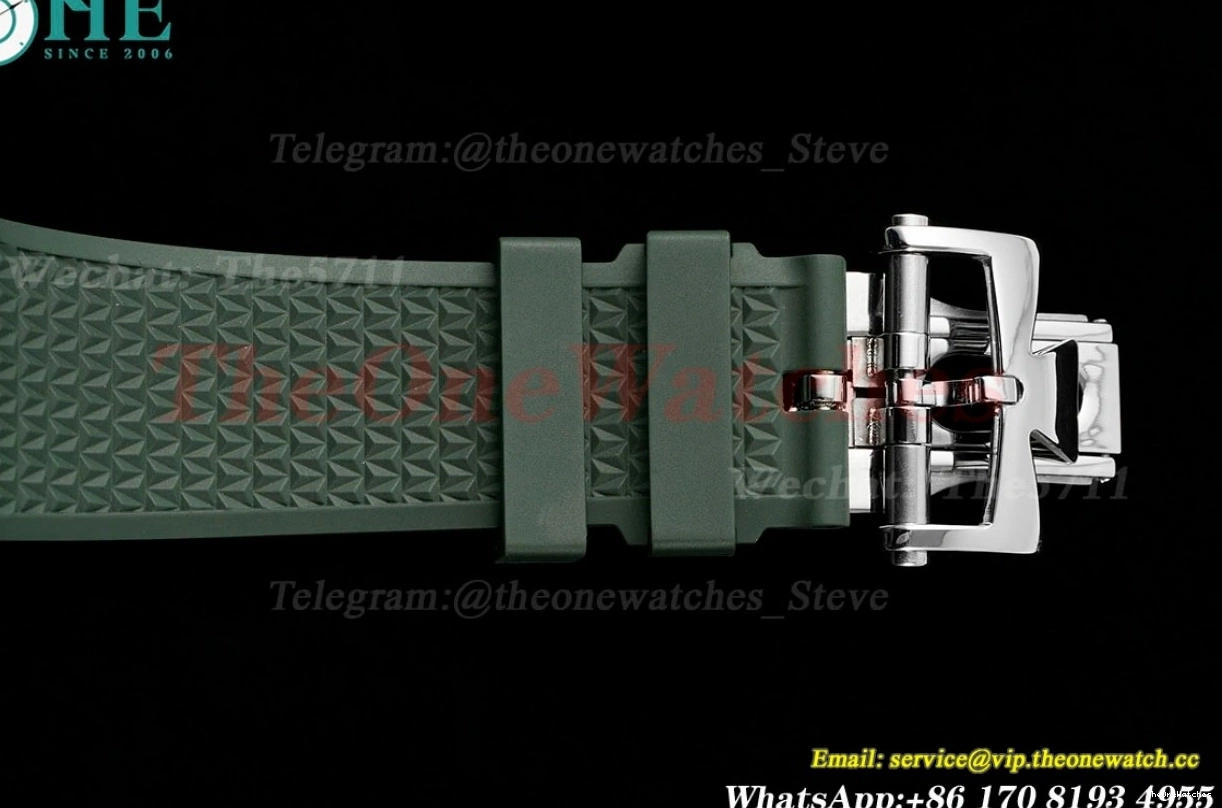 Overseas 5520V RU Dial 8F A7750 Green 41mm SS Mod 0309